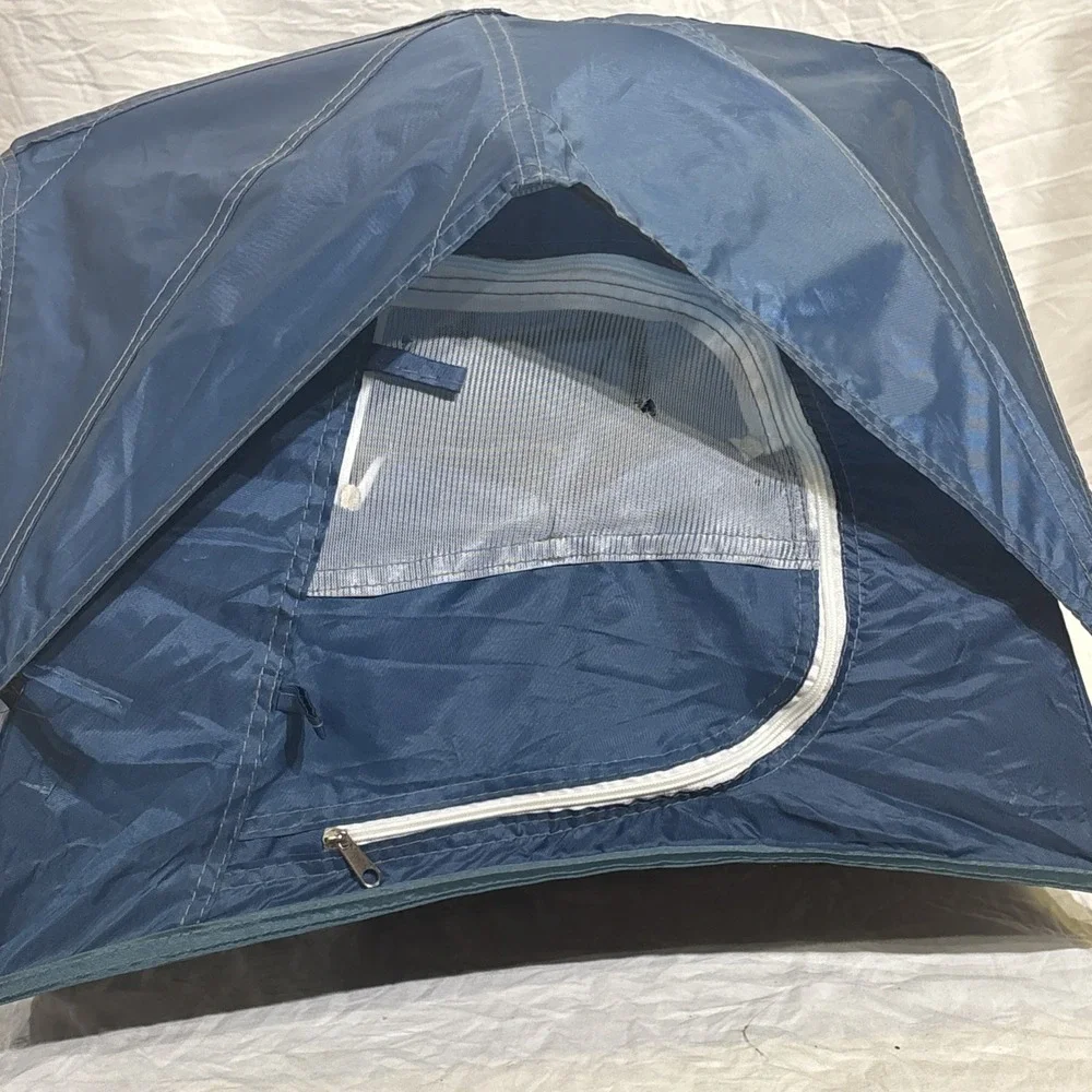 TT Miniature Tent Display Model Salesman Store Sample~Barbie Doll ~Cat/Dog Blue